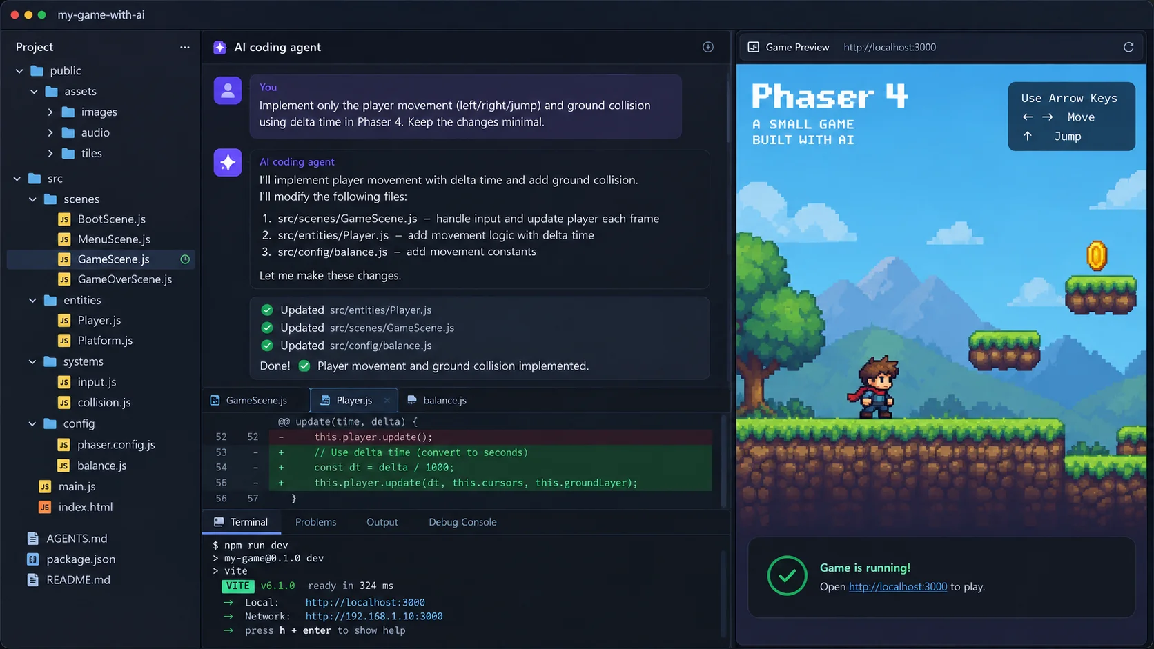 create game with ai